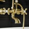 Kingston Brass AE557T7 7-Inch Wall Mount Tub Faucet with Hand Shower, Brushed Brass AE557T7 - alternate 5